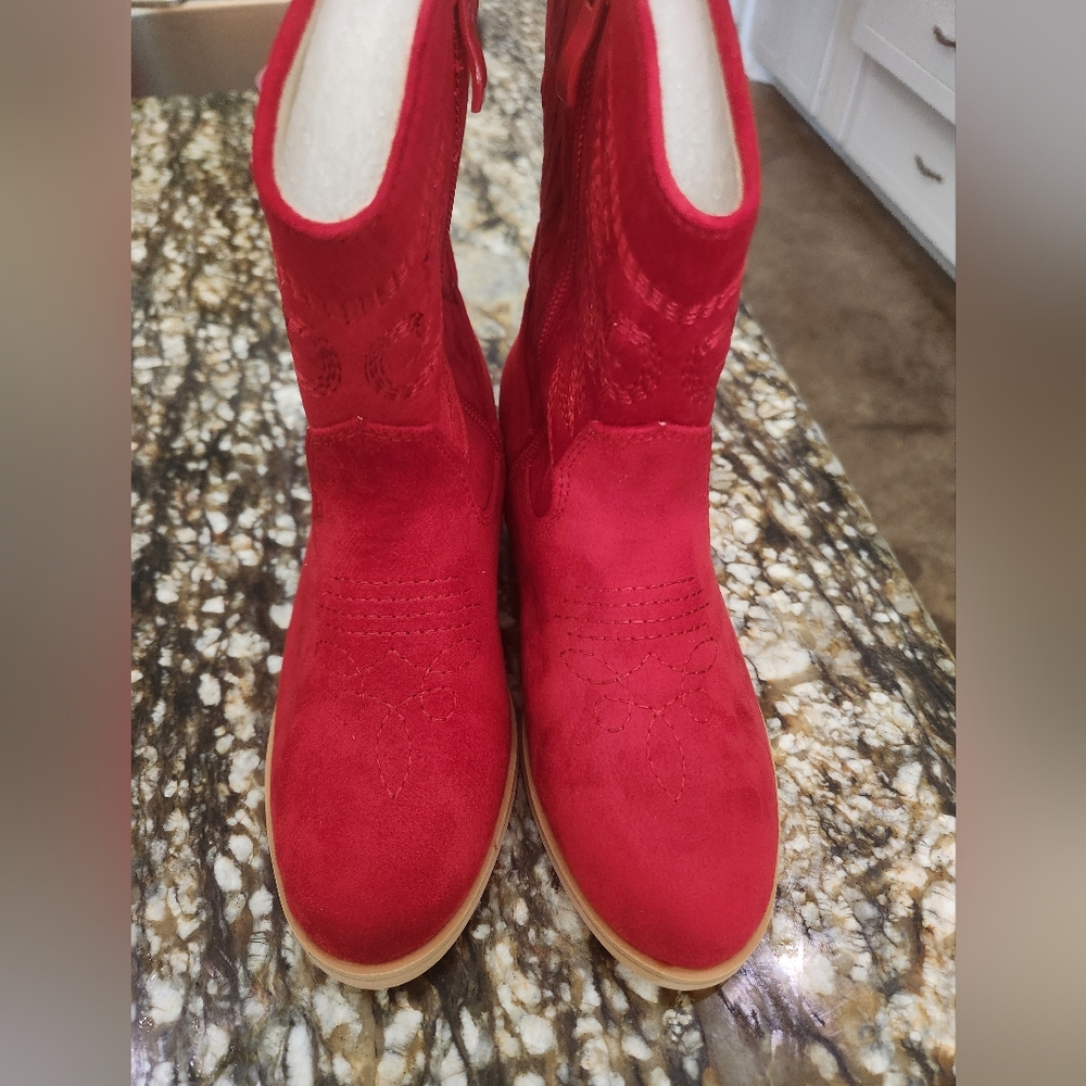ShuShop Kids Red Boots